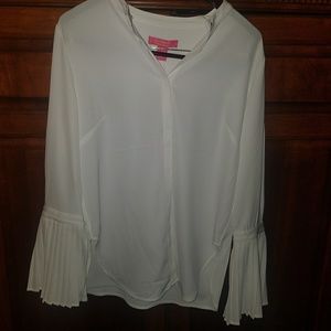 Dress shirt Ivory NET Catherine Maladrino